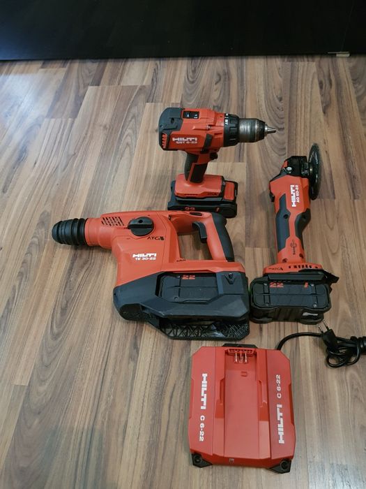 Set Hilti Nuron flex, rotopercutor și filetantă