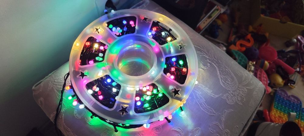 Instalație 100 m multicolora