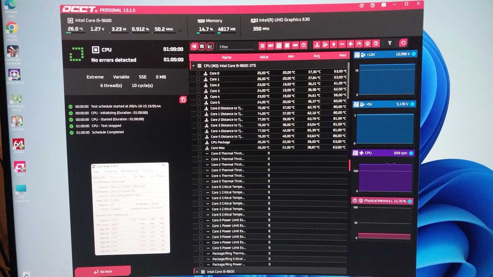 Процессор i5 9600. Сокет LGA 1151 v2. Старший брат i5 9400 и i5 9500.