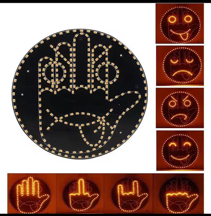 Стикер светещ за задно стъкло, LED осветление за кола