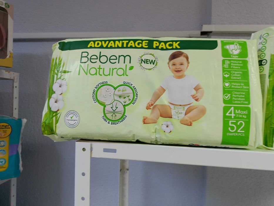 Памперси Bebem natural