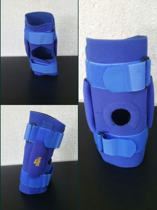 Orteza genunchiera fixa picior glezna genunchi rotula tije metalice xl