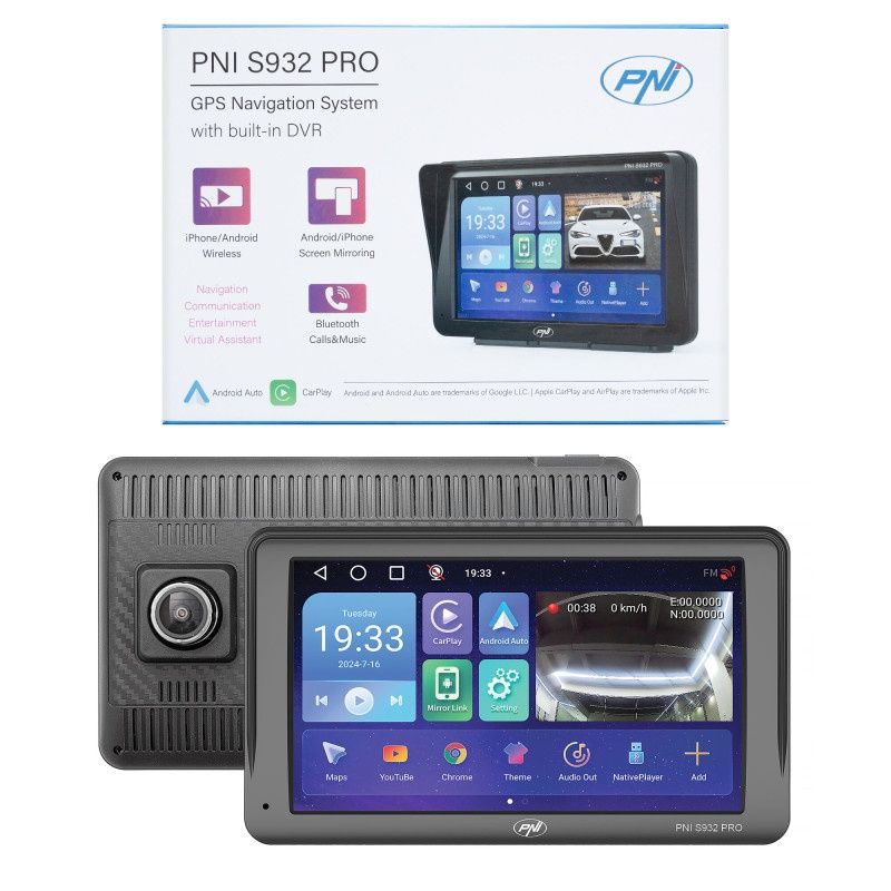 GPS cu android PNI S932 PRO+camera Marsarier - livetrafic