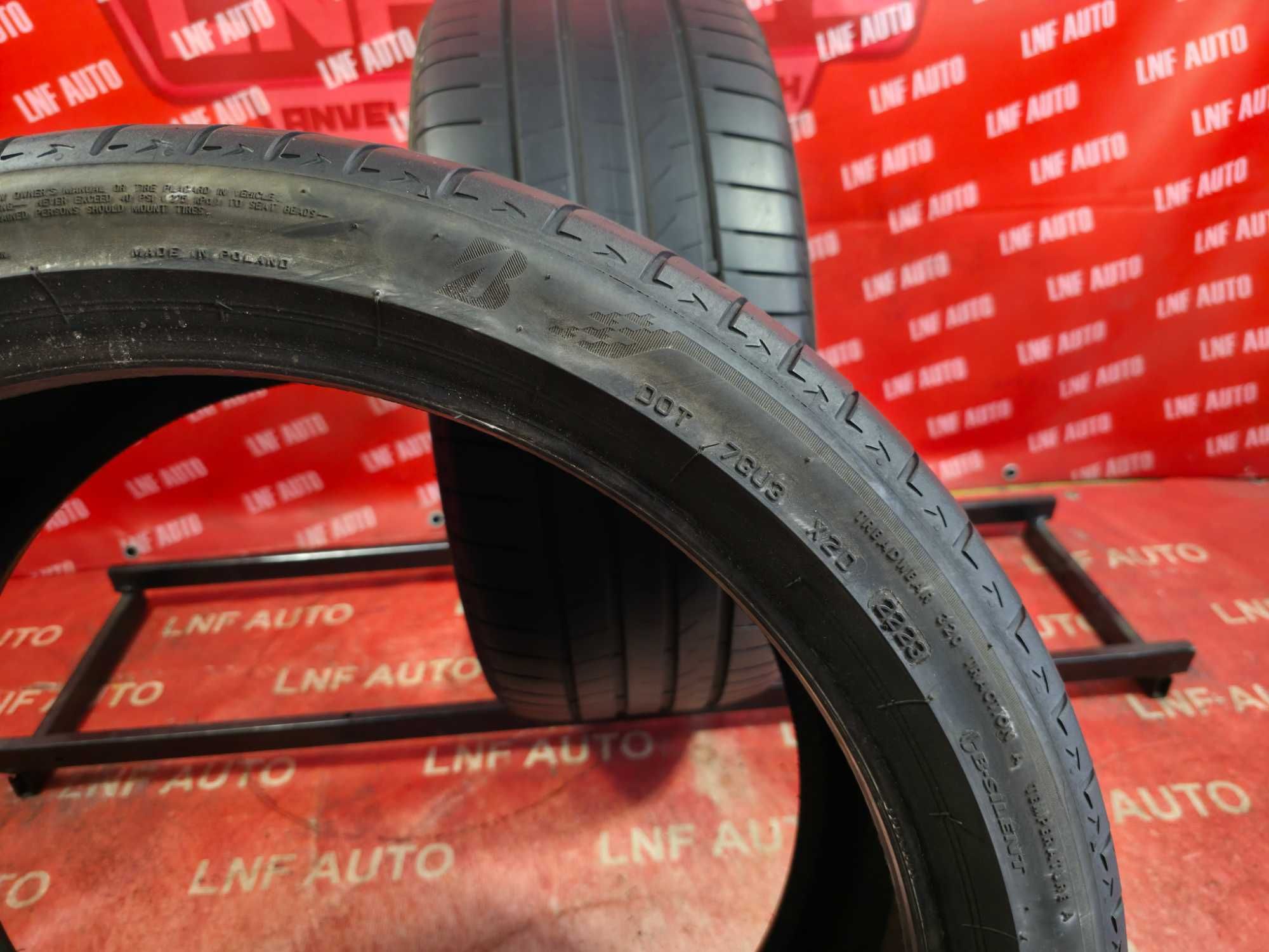 Anvelope de VARA - 285/35/22 - BRIDGESTONE - 5 MM - DOT 2023 !
