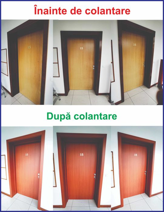 Colantare autocolant profesional, tapet: usi, mobila, geamuri, pereti.