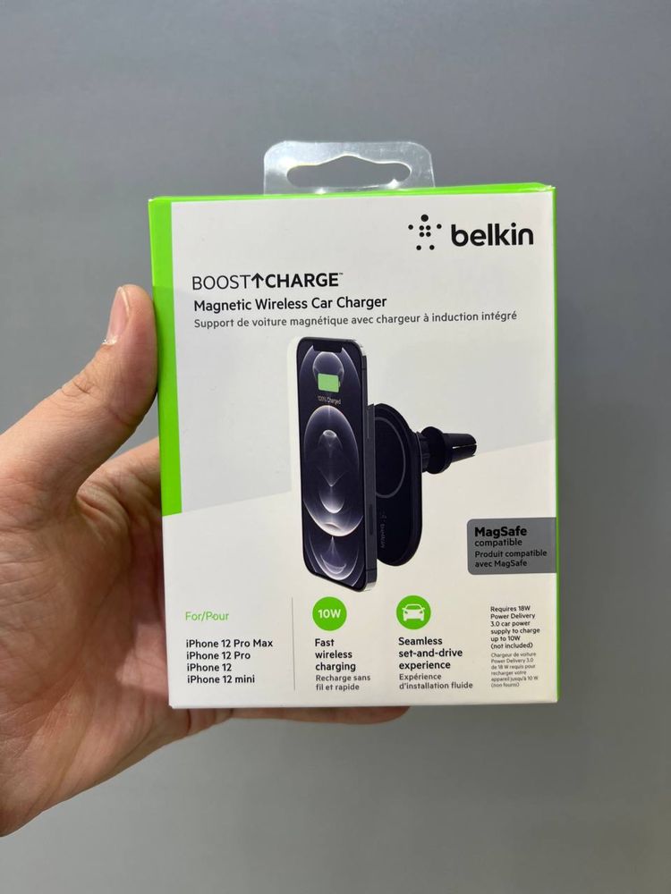 Беспроводное зарядное устройство Belkin MagSafe 3-in-1 Wireless Charge