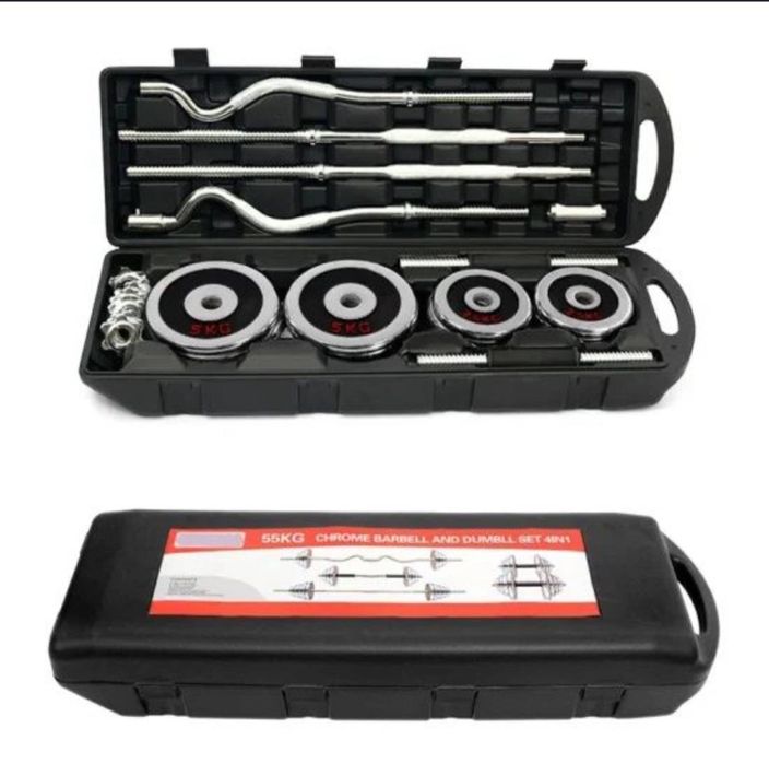Гантел набор чемодан Разные весы от 15 до 55 кг