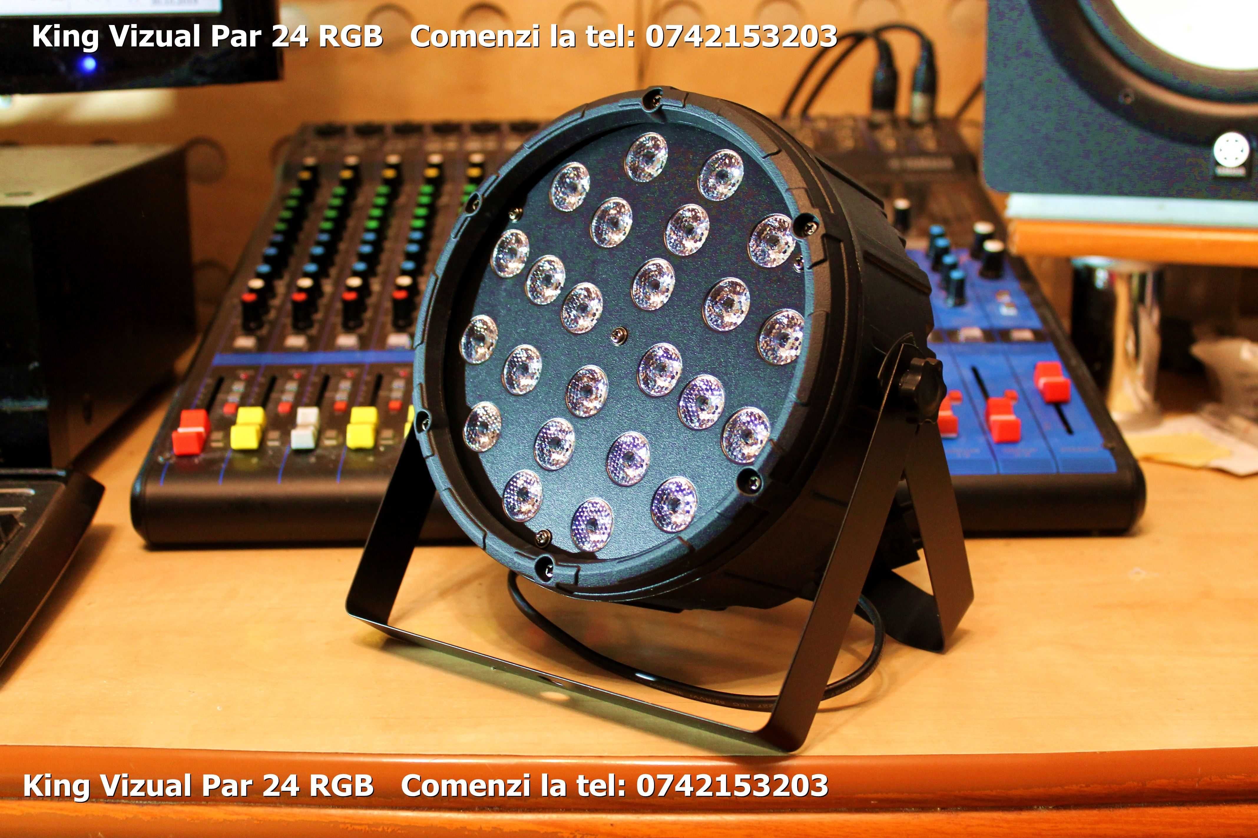 King Vizual Par 24 RGB DMX Orga de lumini