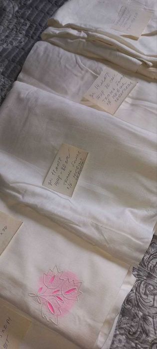 Новый белый материал, ситец СССР, наволочки, простыни Х/Б