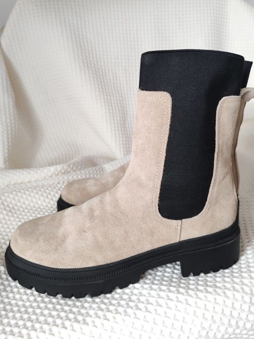 Ghete 41 Reserved piele naturală întoarsă suede velur