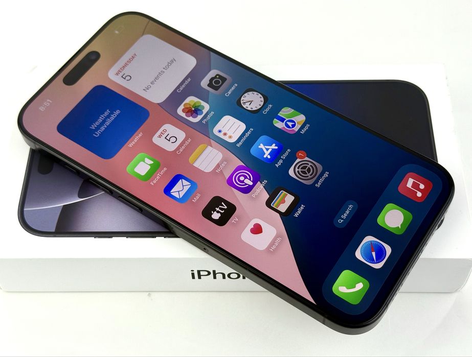 КАТО НОВ! Apple iPhone 16 Pro Max 256GB Black Titanium Гаранция!