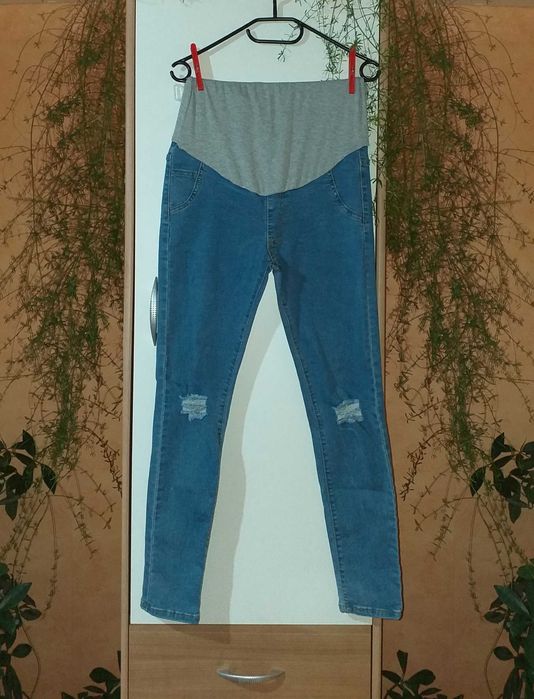 Дънки за бременни / Super skinny fit / H&M