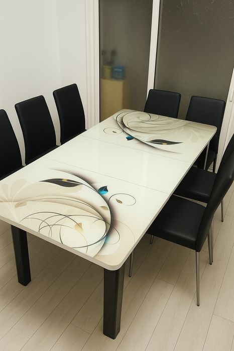 Masa extensibila + 6 scaune