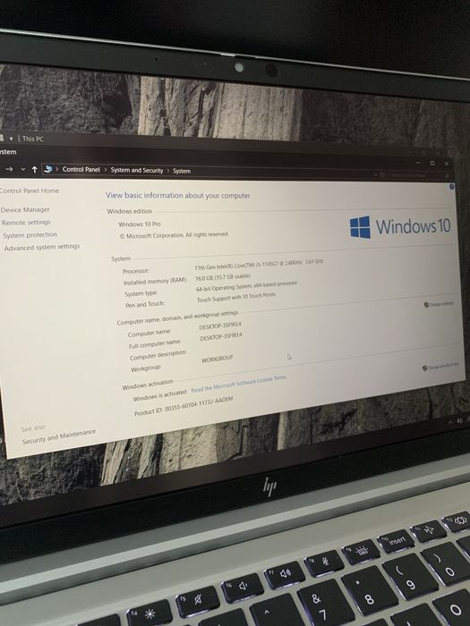 Laptop HP Elitebook 830 G8 | 13.3" | i5-11 Gen | 16GB Ram | 512 GB SSD