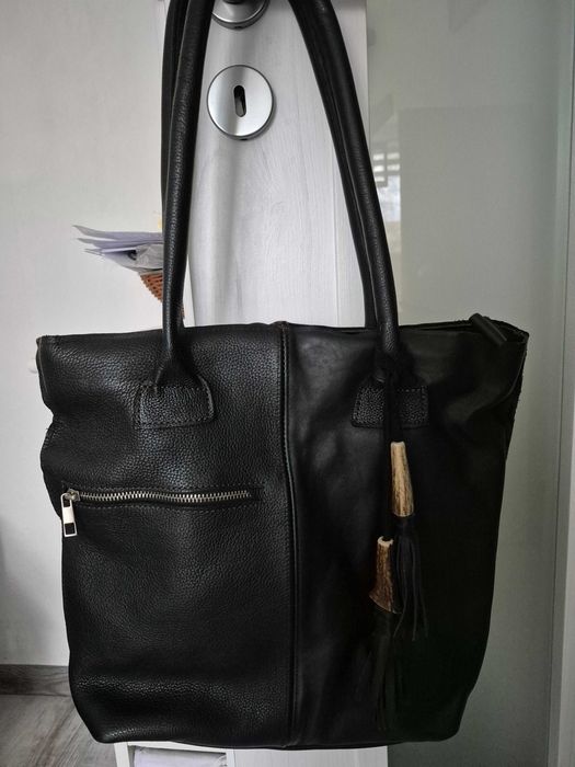 Дамска чанта,естествена кожа