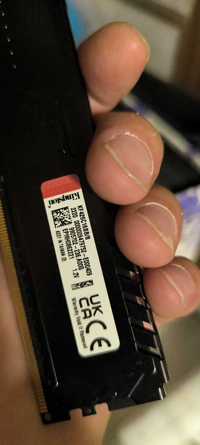 Чисто нова рам памет 2бр. Kingston Fury Beast DDR4 3200MHz 16GB