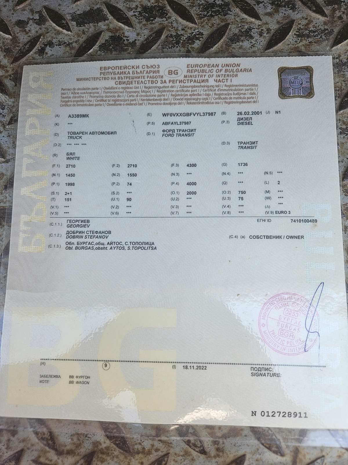 Форд транзит 2.0д НА ЧАСТИ