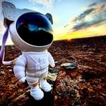 Ночник проектор космонавт звездное небо детский