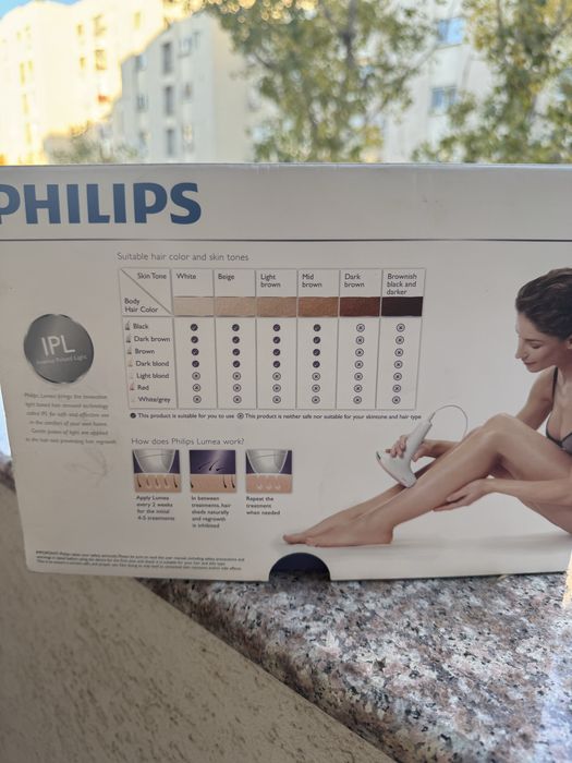 Epilator laser pentru par Philips nou cu eticheta