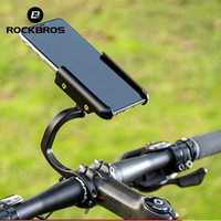 Rockbros suport telefon 360 ° motocicleta bicicleta atv metal aluminiu