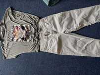 Blugi tricou paiete