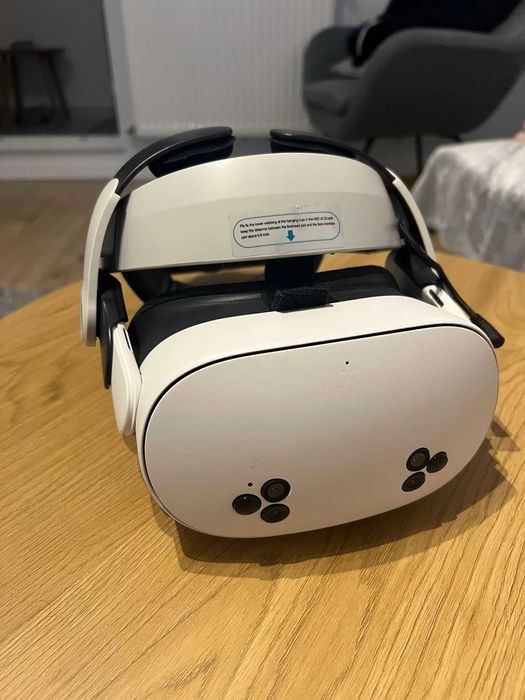 Meta Quest 3s 128GB Alb + Curea BOBOVR M3 Pro cu baterie de 5200mAh