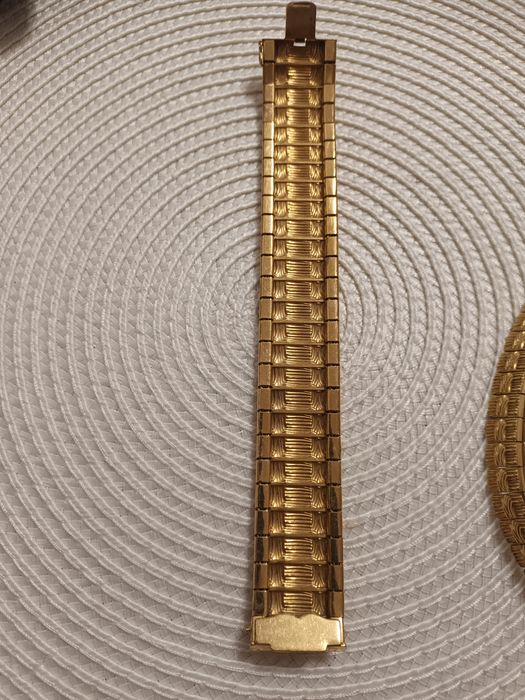 Colier + brațara Amercaner placat cu Aur