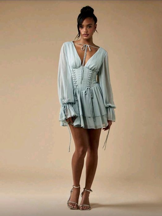 MISSGUIDED рокля бохо корсет М размер