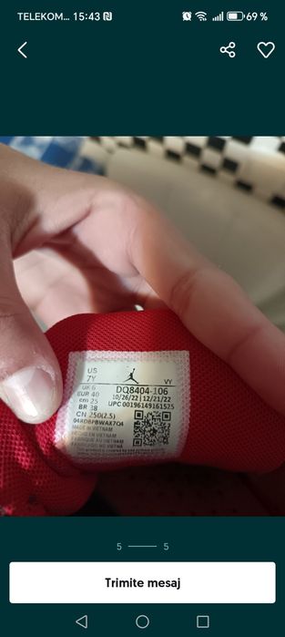 Adidași sport inalti de vanzare, modelul Jordan 4 aura max