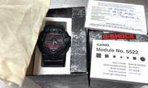 НОВ! 2 год. Гаранция! Мъжки часовник Casio G-Shock GA-700BBR-1A