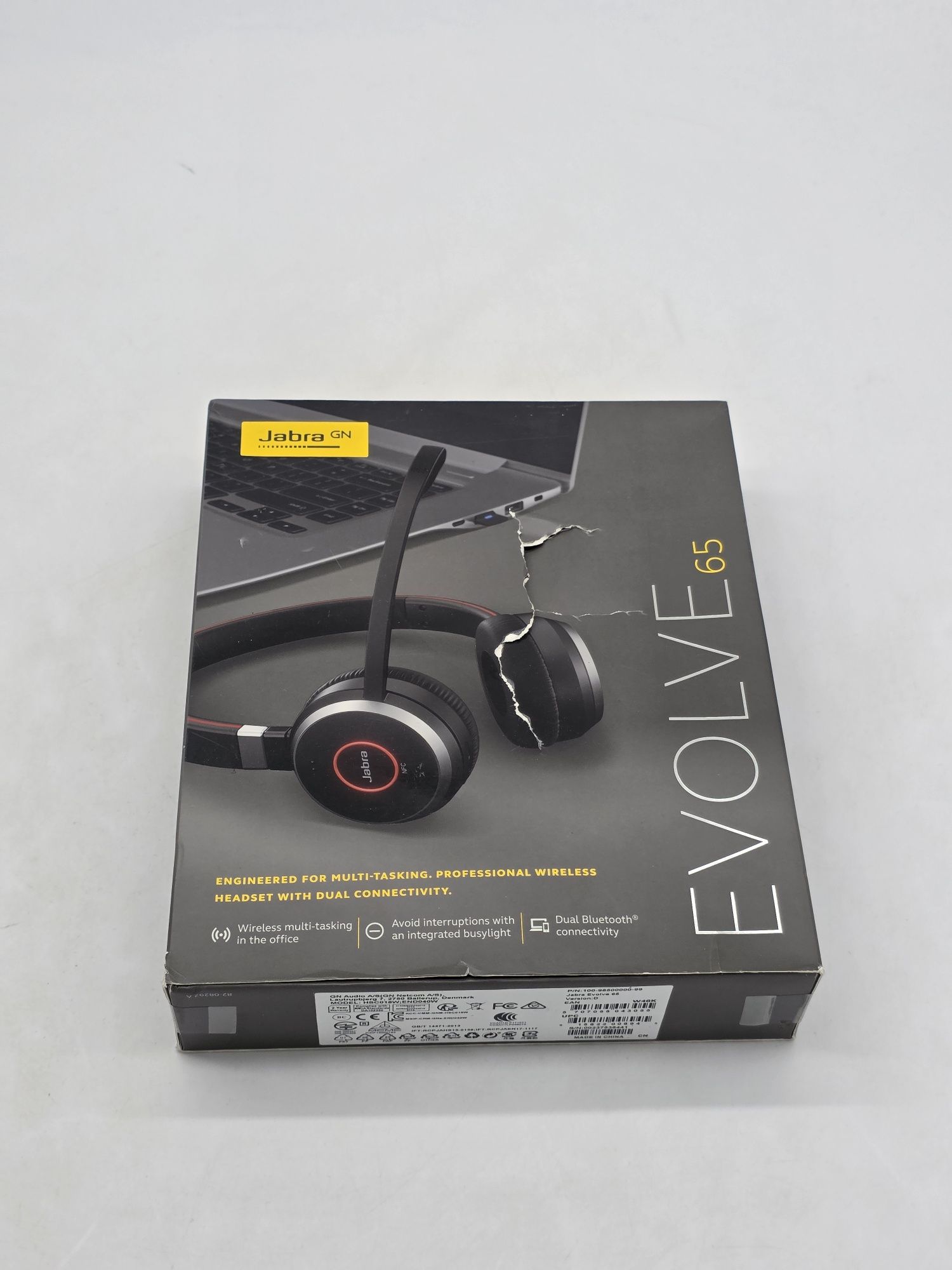 Casti wireless cu microfon Jabra Evolve 65, noi