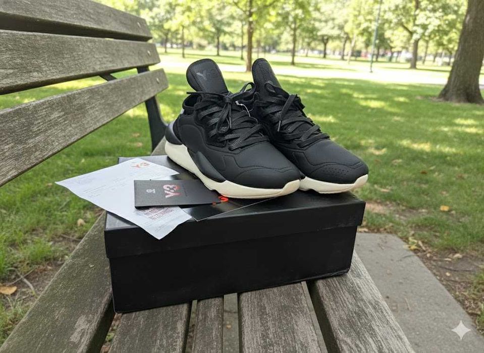 Adidasi Y3 Kaiwa Negru - Adidasi Premim Piele naturala