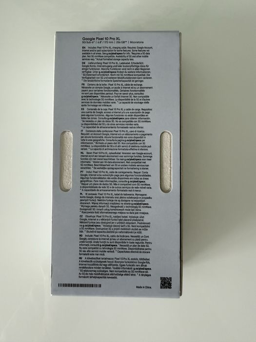 Google Pixel 10 Pro XL Moonstone