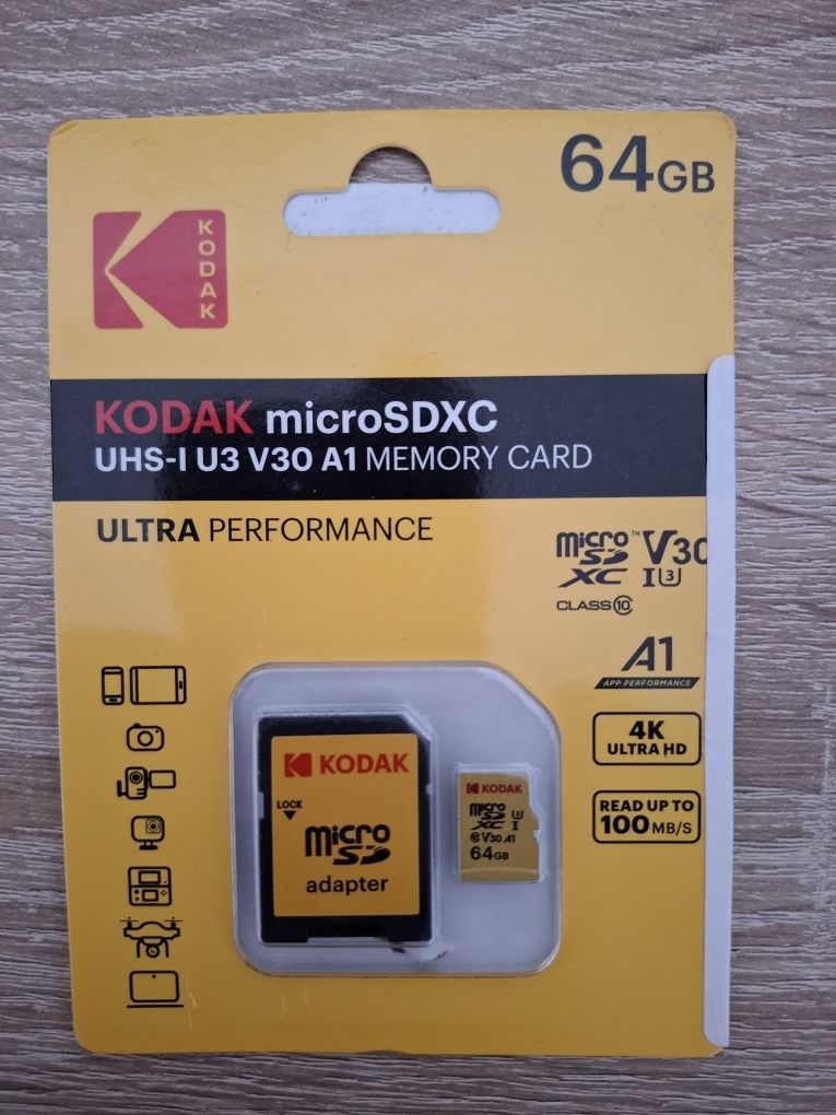 Card memorie 64Gb Kodak Clasa 10