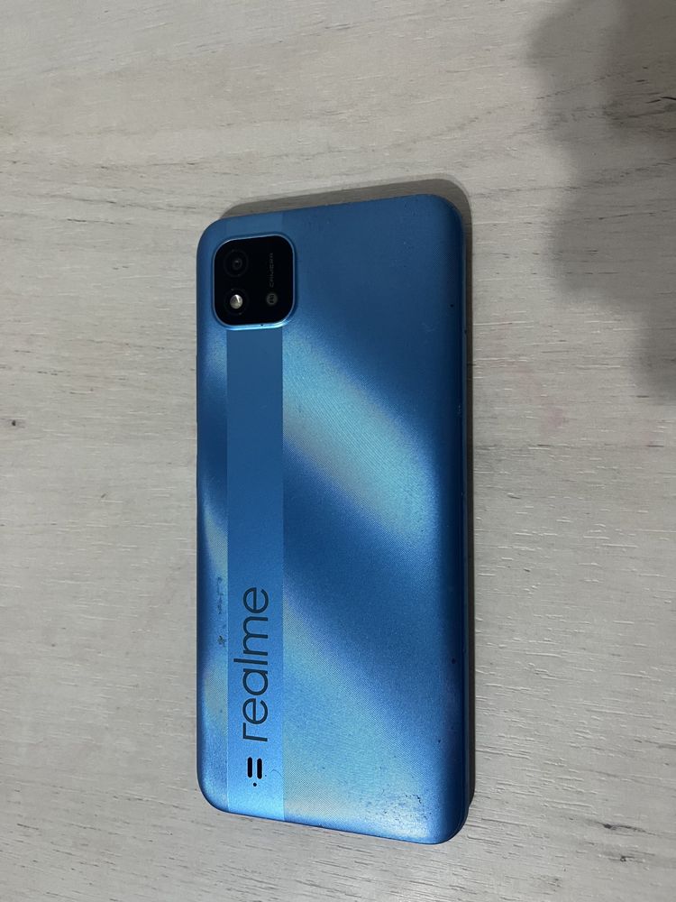 realme C11 2021 голубого цвета