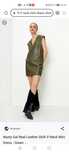 Rochie piele naturala