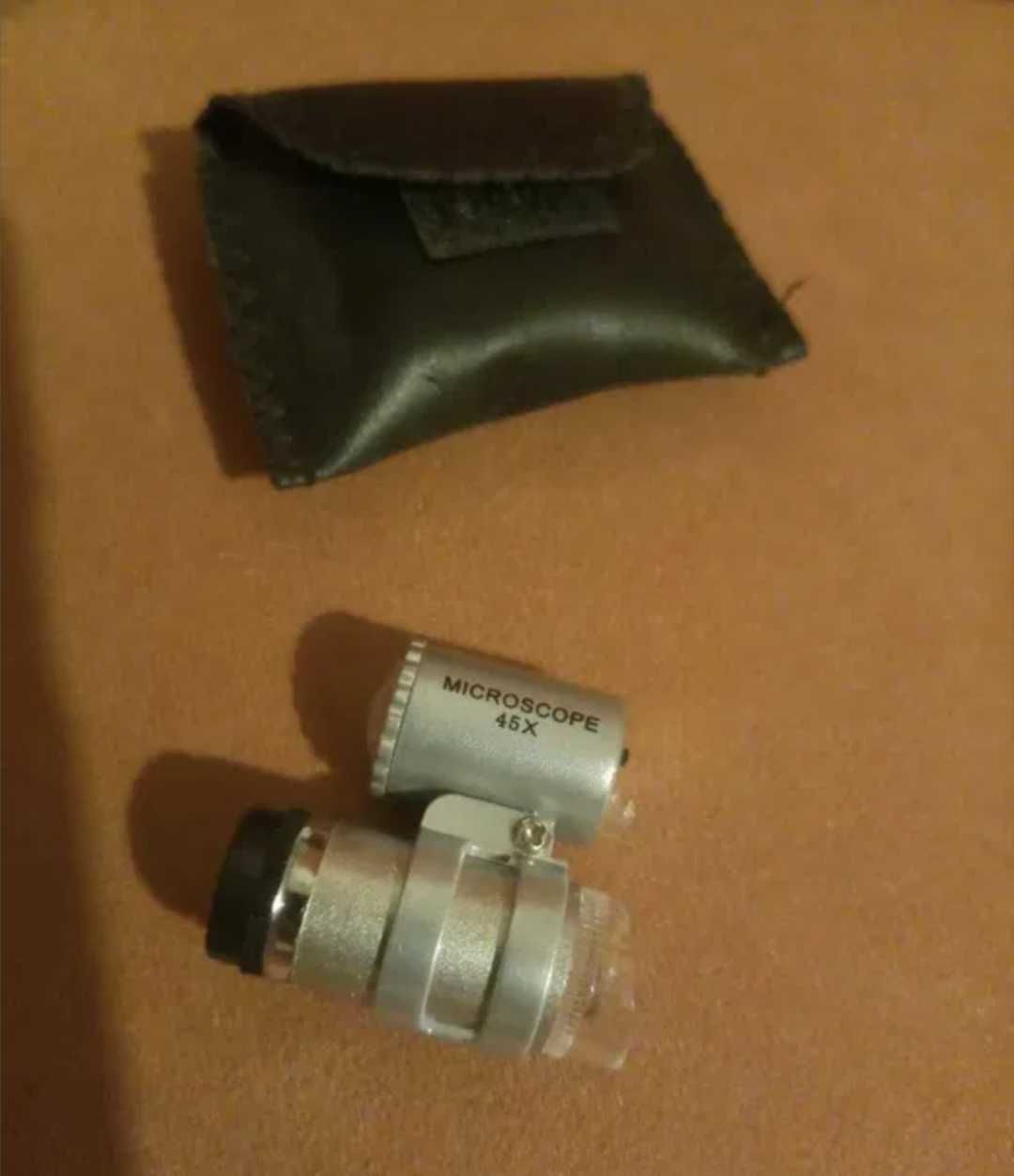 Microscop optic portabil pt. doctori/savanti/arheologi & ceasuri/bani