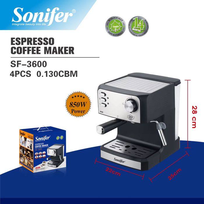 Доставка! Электрическая кофемашина Sonifer SF-3600