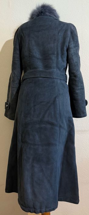 Много топло кожухче от естествена кожа с яка от заек