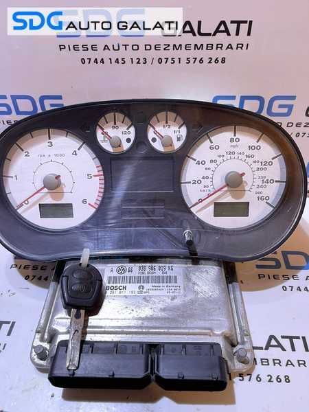 Kit Pornire ECU Calculator Motor Cip Cheie Imobilizator Seat Toledo 2 1.9 TDI ARL 150CP 1999 - 2005 Cod 038906019KG 0281011193 [LC1344]