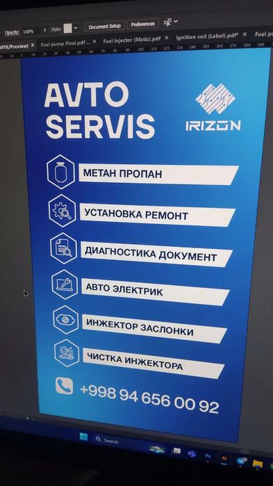 Metan Propan USTANOVKA xizmati