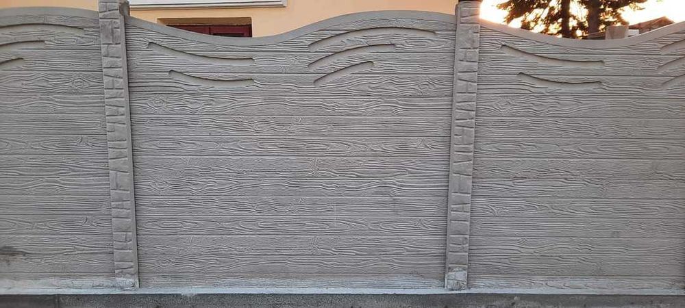 Planuri de gard din beton diverse modele.