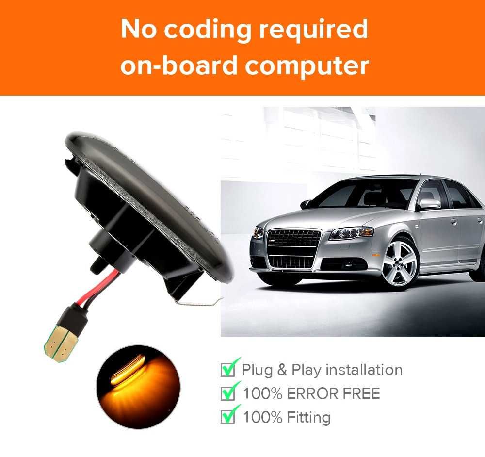 Мигачи Ауди ауди audi , лед мигачи, Плафони Audi A3 S3 8P A4 A6 S6