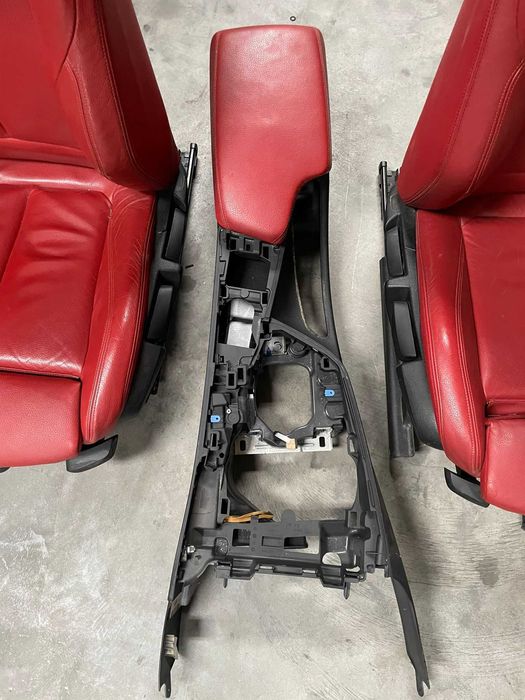Interior BMW F32 Seria 4 Rosu Sport cu incalzire si cotirea