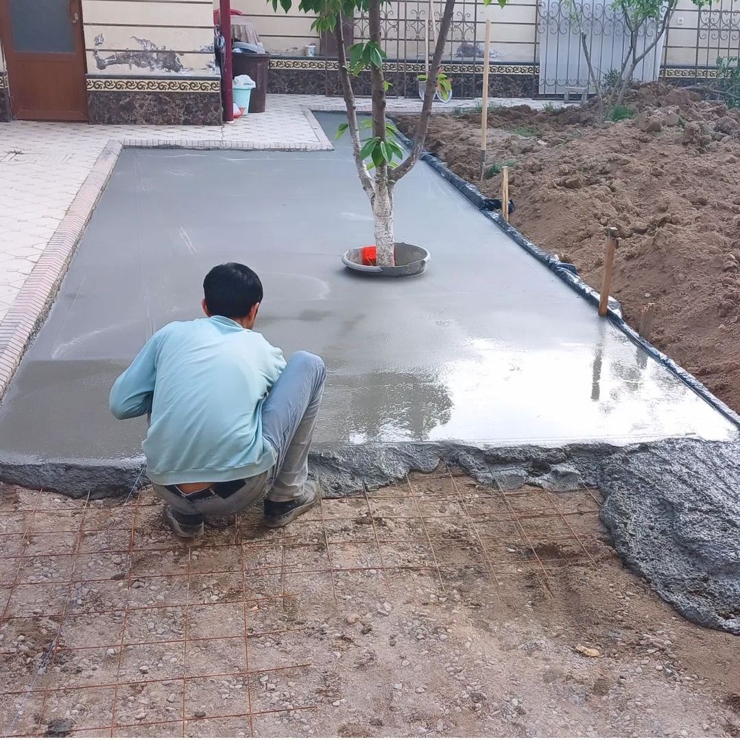 Стажка,Styashka, beton qlamiz