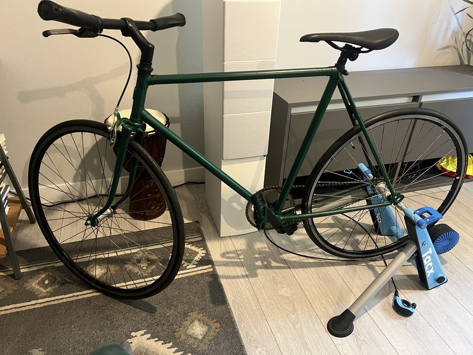 Vand bicicleta camera single speed cu Home Trainer Tacx