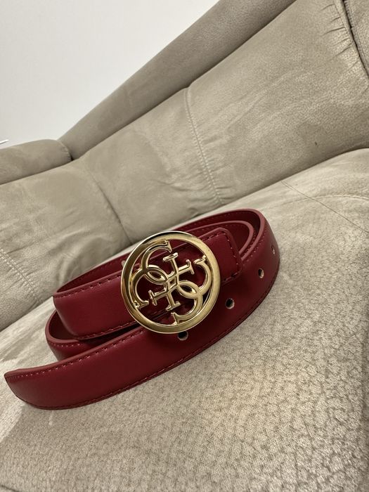 Curea Guess, nouă fără etichetă, cu logo metalic impecabil, perfectă