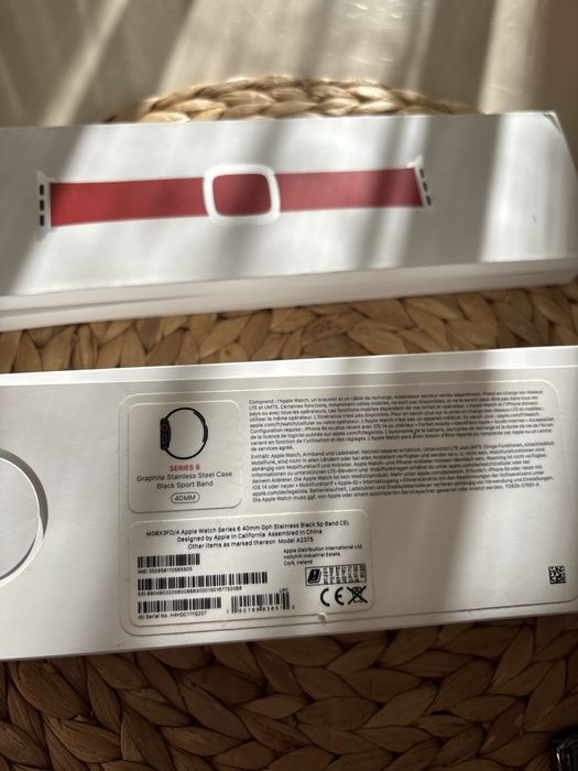 Apple Watch Series 6 40mm Cellular GPS Staineless Black Cellular