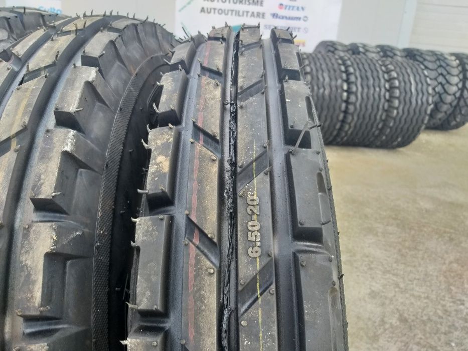 Cauciucuri noi 6.50-20 BRECKNER Germany universal 650 fata 10 pliuri