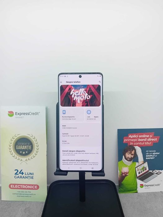 Motorola Edge 50 Pro 12/512Gb (Ag26 Tudor 2)(B.44765) Garantie 2 ani!
